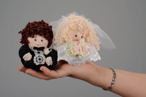 Пара свадебных игрушек Ангелы - MADEheart.com