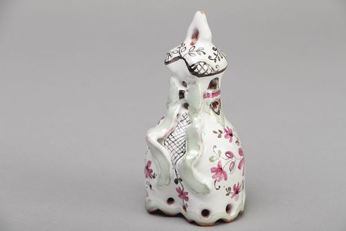 Clochette décorative peinte en terre cuite - MADEheart.com