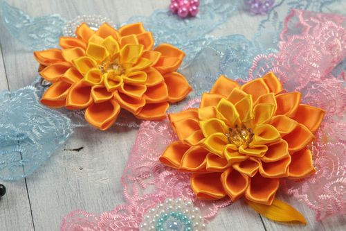 Ganchos para el cabello artesanales complementos para peinados regalo original - MADEheart.com