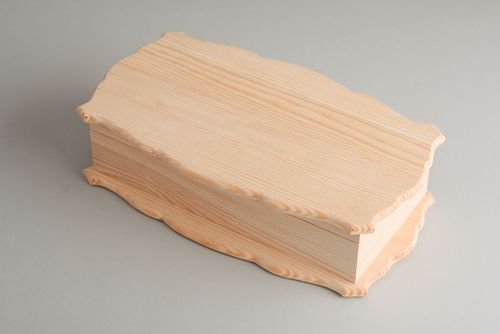 Cajita de madera en blanco  - MADEheart.com