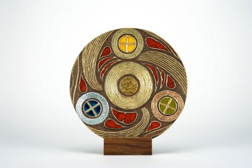 Decorative ceramic plate - MADEheart.com