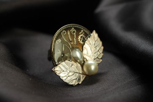 Steampunk Ring aus Metall  - MADEheart.com