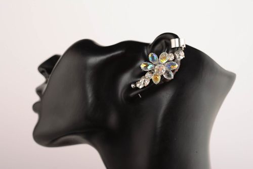 Earrings cuffs Crystal - MADEheart.com