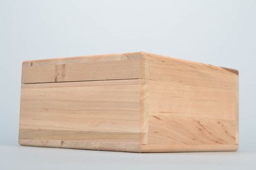 Semilavorato da scatola fatto a mano portagioielli di legno da creatività - MADEheart.com