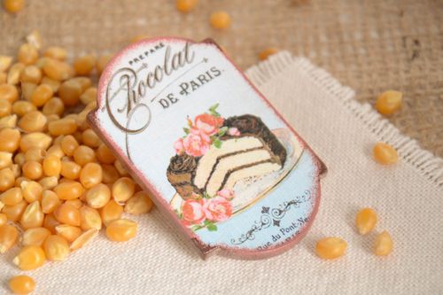 Handmade Magnet für Kühlschrank Deko für die Küche Wohn Accessoire süße Torte - MADEheart.com