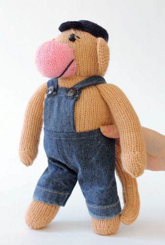 Brinquedo macio Macaco - MADEheart.com