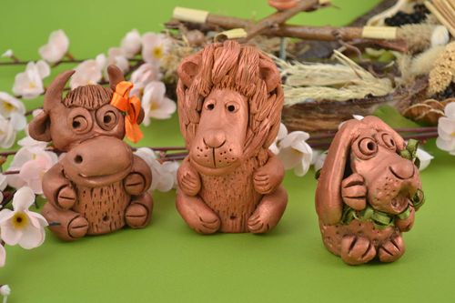 Handmade home decor ceramic figurines animal figurines gifts for kids  - MADEheart.com