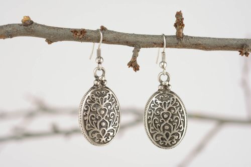 Metal earrings Byzantium - MADEheart.com
