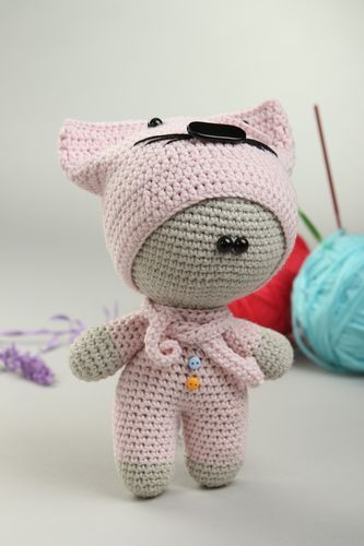 Juguete tejido a crochet hecho a mano peluche original regalo especial - MADEheart.com