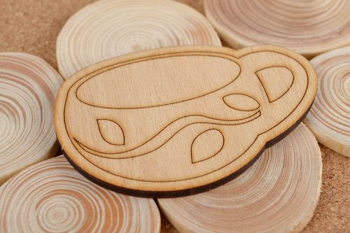 Holzartikel zum Gestalten handmade Holzrohling zum Bemalen Basteln mit Holz - MADEheart.com