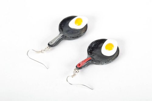 Earrings Fried eggs - MADEheart.com