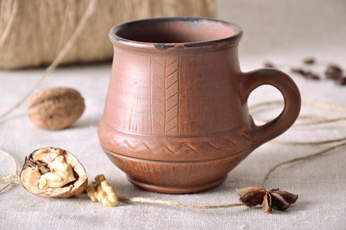 Homemade clay mug - MADEheart.com