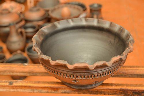 15 oz 8 ceramic clay all-purpose lead-free bowl great gift pottery 2 lb - MADEheart.com
