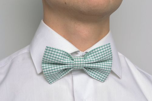 Checkered bow tie - MADEheart.com