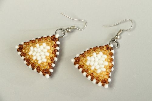 Beaded earrings Berehynia - MADEheart.com
