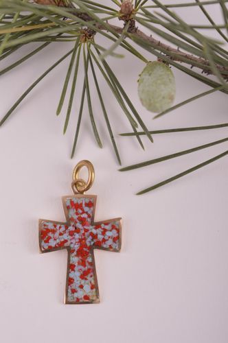 Cruz artesanal decorativa recuerdo religioso original regalo para amigo  - MADEheart.com
