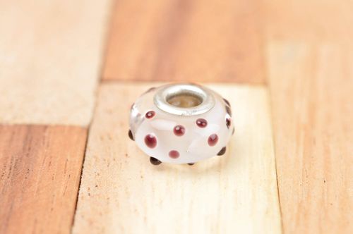 Cuentas de cristal hecha a mano accesorios para cadenas regalo original - MADEheart.com