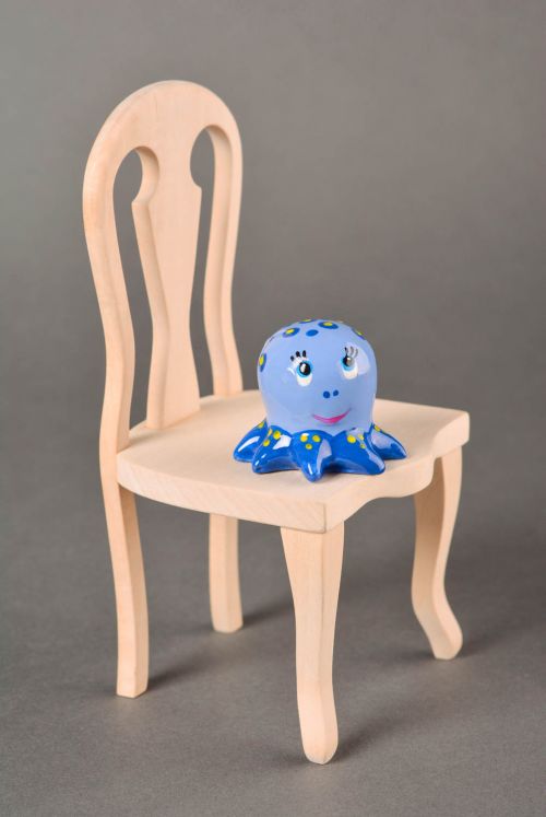 Statuetta in gesso fatta a mano figurina decorativa originale ottopode - MADEheart.com