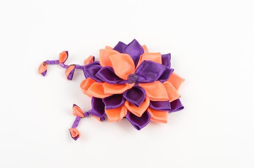 Handmade hair clip flower hair accessories for girls designer accessories - MADEheart.com