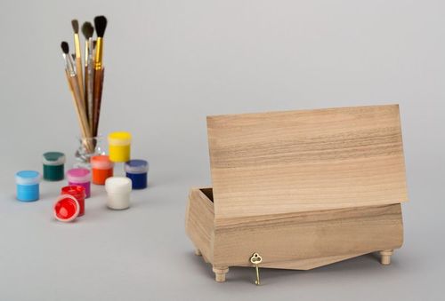 Scatola per decoupage fatta a mano Scrignetto semilavorato  Scrignetto di legno  - MADEheart.com