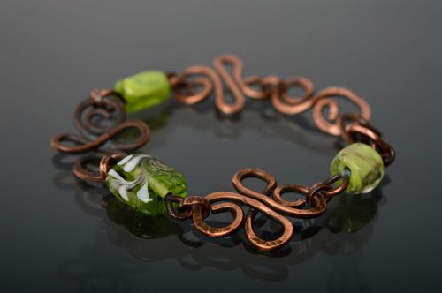 Copper wrist bracelet - MADEheart.com