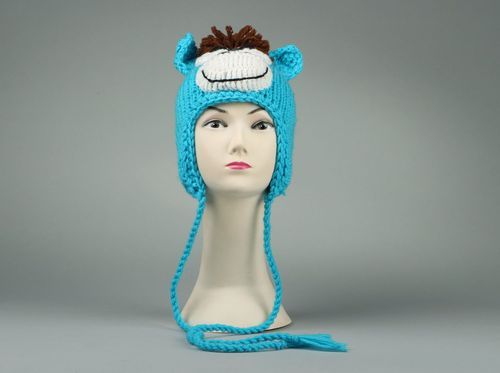 Knitted hat Donkey - MADEheart.com