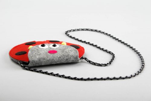 Children bag handmade woolen purse designer accessories felted shoulder bag - MADEheart.com