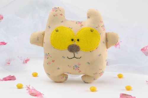 Gattino di peluche fatto a mano pupazzo di peluche giocattolo di peluche - MADEheart.com