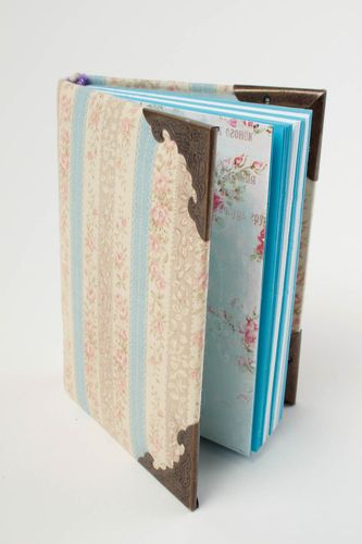 Stylish handmade scrapbook notebook scrapbooking ideas fashion accessories - MADEheart.com