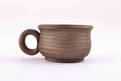 Kaffeetasse aus Ton - MADEheart.com