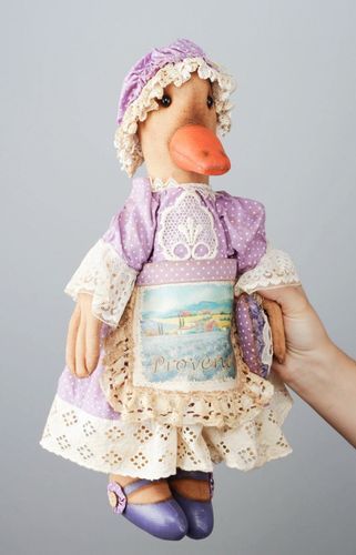 Soft toy Goose Annabelle - MADEheart.com