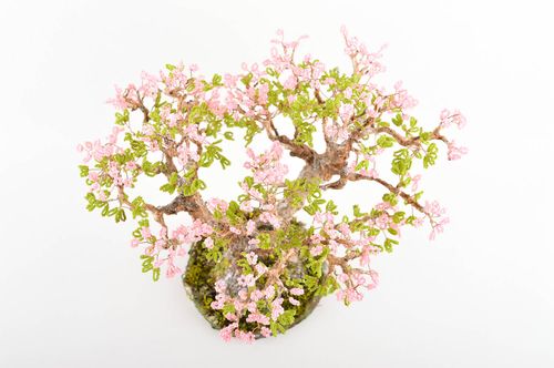 Handmade beaded tree bonsai tree the topiary small gifts decorative use only - MADEheart.com