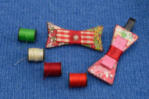 Broche noeud papillon Pince à cheveux faites main originales Accessoires femme - MADEheart.com