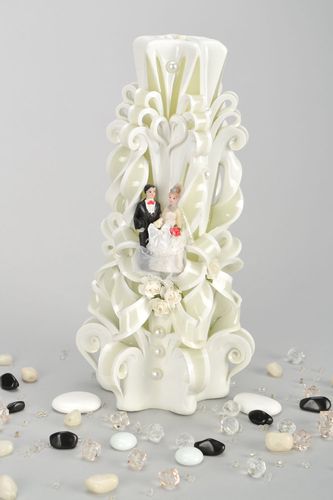 Свадебная свеча из парафина - MADEheart.com