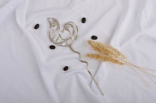 Hair accessories for girls hair pins handmade jewelry metal hairpin gift ideas - MADEheart.com