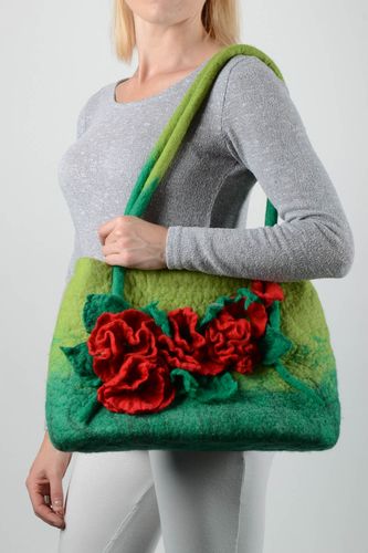 Designer handmade bag shoulder bag stylish accessory present women bag - MADEheart.com