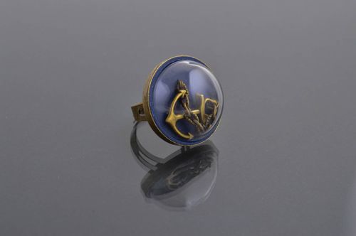Handmade cute designer ring unusual stylish jewelry elegant accessory - MADEheart.com