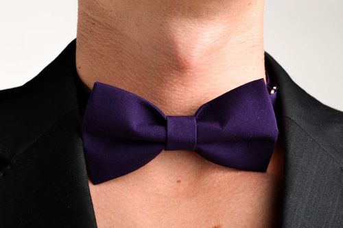 Handmade beautiful bow tie cute stylish bow tie designer male accessory - MADEheart.com