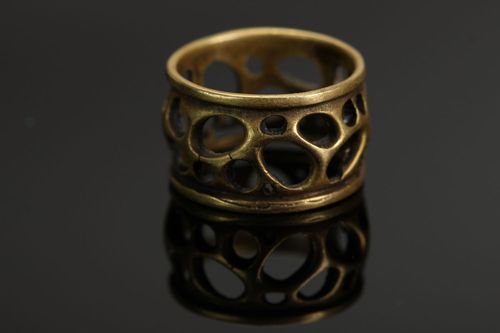 Bronze ring Cheese - MADEheart.com