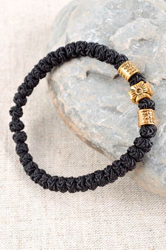 Handmade rosary bracelet rosary unusual rosary designer bracelet gift for men - MADEheart.com