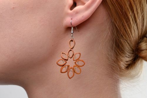 Pendientes hechos a mano de moda ecológicos bisutería fina regalo original  - MADEheart.com