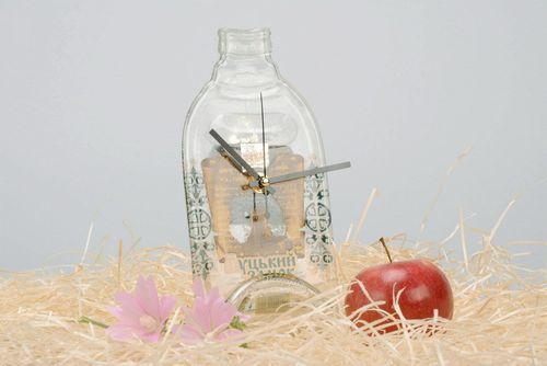 Clocks made of fusing glass Lutsk castle - MADEheart.com