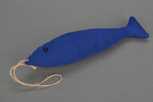 Pingente têxtil Peixinho - MADEheart.com