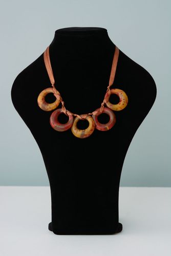 Homemade plastic necklace - MADEheart.com