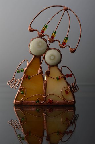 Deko Kerzenhalter aus Glas Das Paar - MADEheart.com