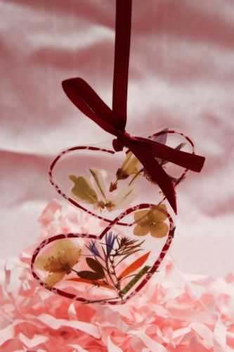 Handmade botanical decoration wall hanging heart gift ideas decorative use only - MADEheart.com