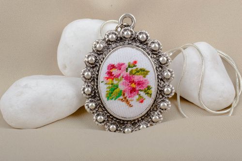Handmade elegant pendant unusual stylish pendant elegant present accessory - MADEheart.com