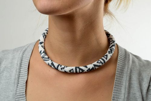 Collar original hecho a mano joya original lujosa accesorio de moda elegante - MADEheart.com