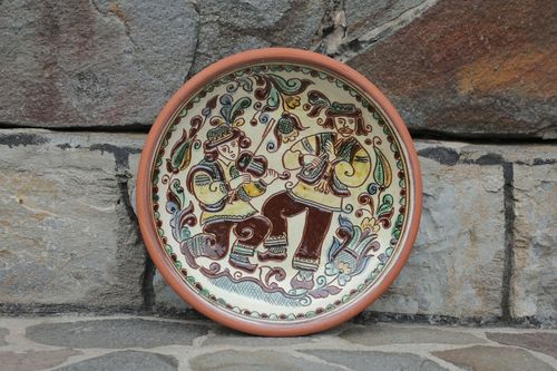 Wandteller aus Keramik - MADEheart.com