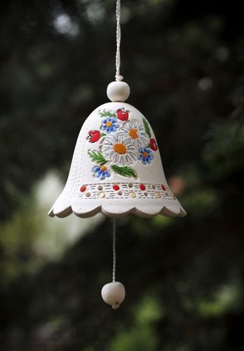 Sino de cerâmica Camomilas - MADEheart.com